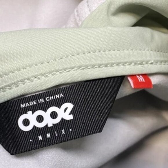 NEW DOPE Snowboarding Jacket Soft Green Size M Yeti 2X-Up Hooded Pullover - Picture 5 of 10